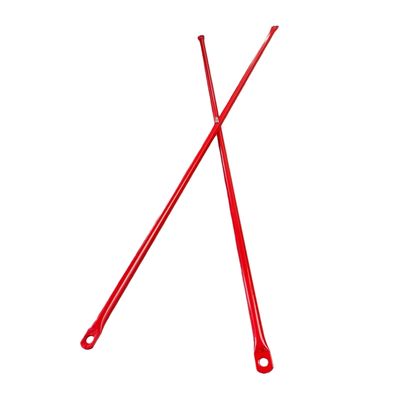 ค้ำยันไขว้สำหรับนั่งร้านโครงเหล็กชุบสังกะสีสีแดง ขนาด 20 มม.