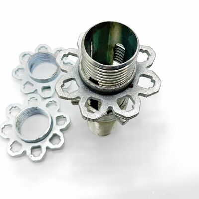 น็อตนั่งร้านแบบกำหนดเองจากเหล็กเหนียวหล่อขึ้นรูปด้วยความแม่นยำสูงสำหรับโครงสร้างนั่งร้านที่มั่นคง